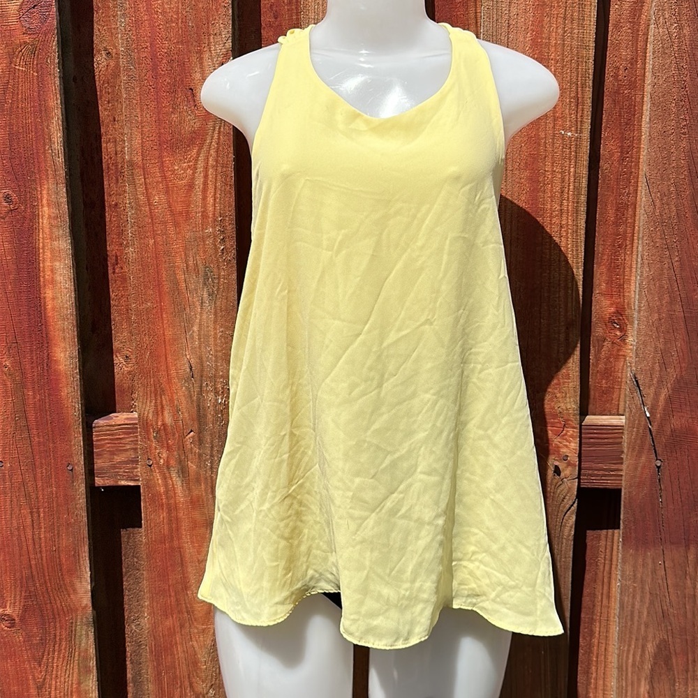 Cynthia Rowley Yellow Women's Top Sleeveless Size S